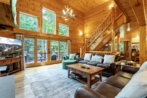 Natural light fills the room during the day, making it a cheerful place to unwind!