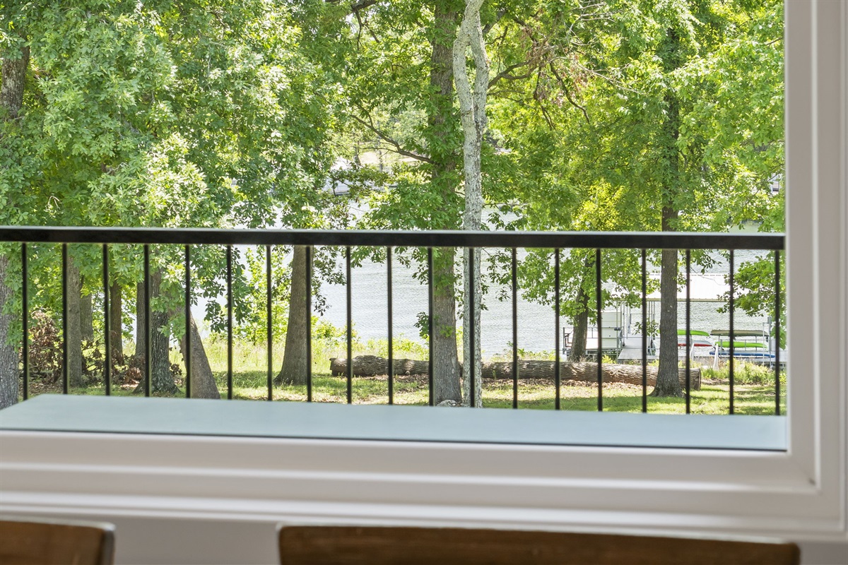 Deck views of the lake