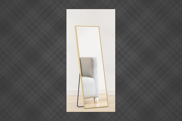 Full-length mirrors provided for getting ready during your stay.