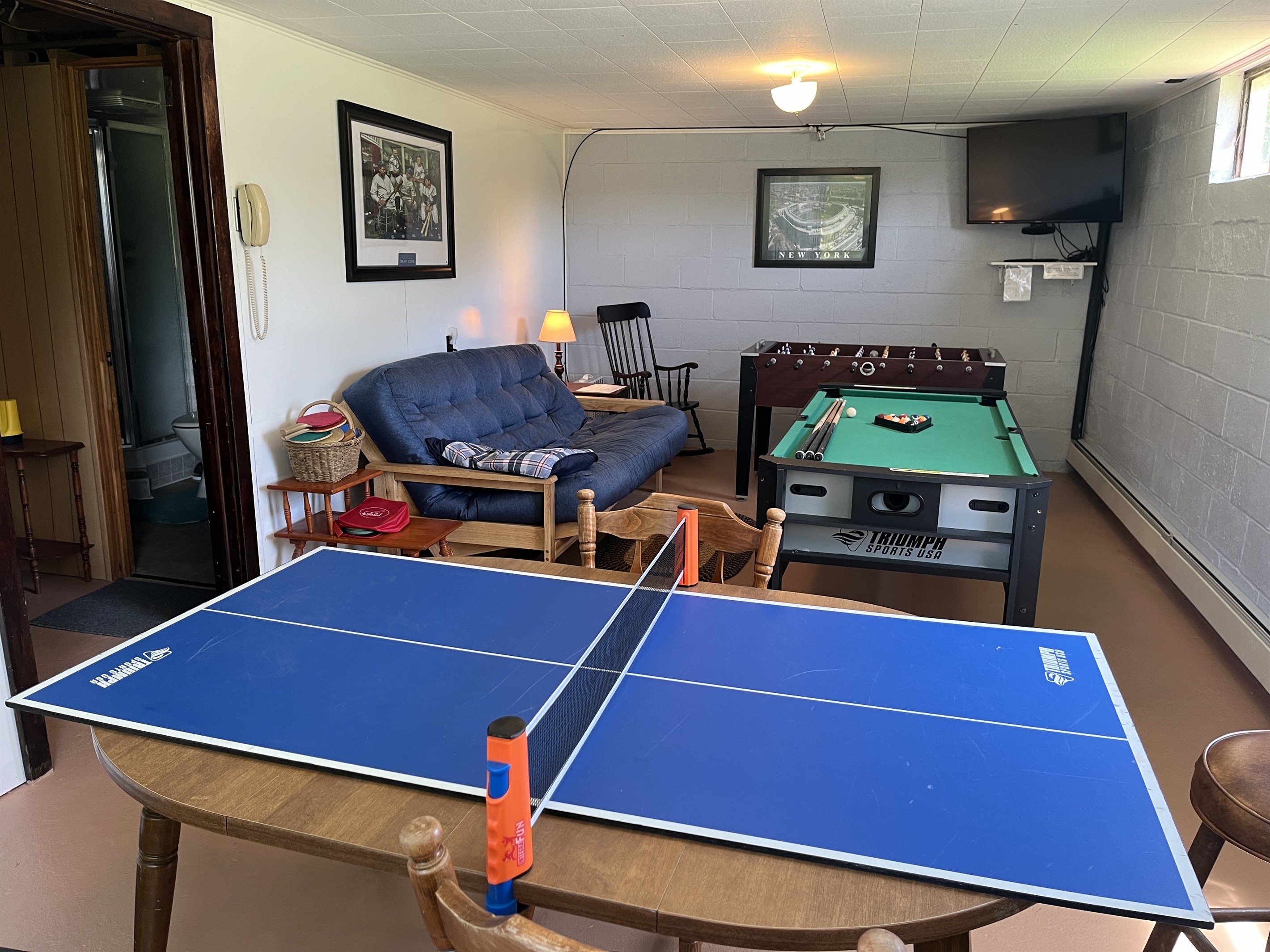Lower level gameroom