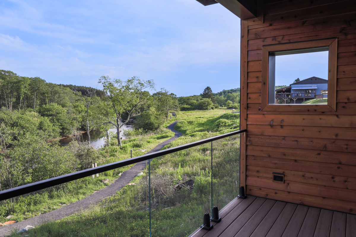 Riverwalk Trail viewed from private porch off of Primary bedroom.