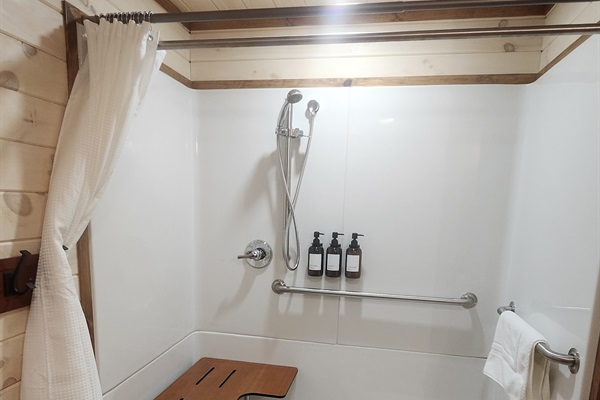 Chair in Primary Shower