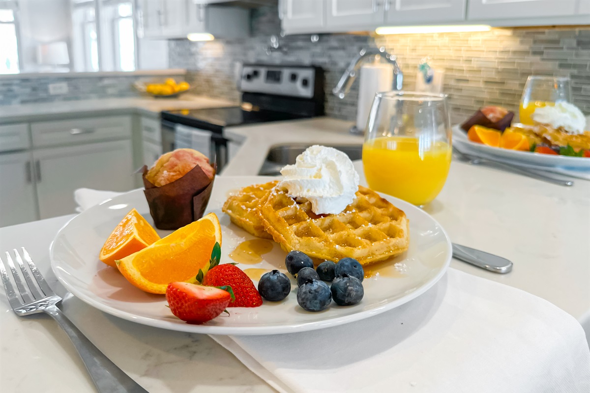 Make a delicious breakfast...
