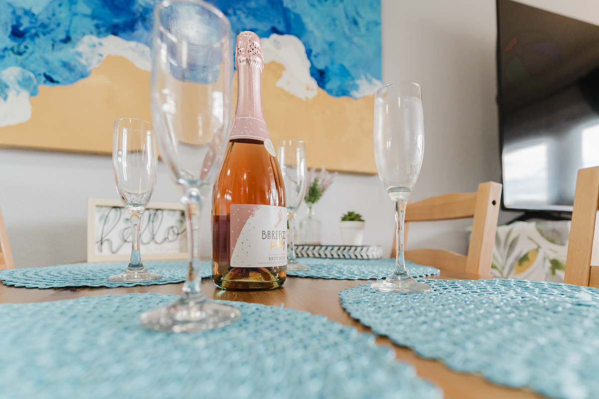 A toast to the great vacation spot