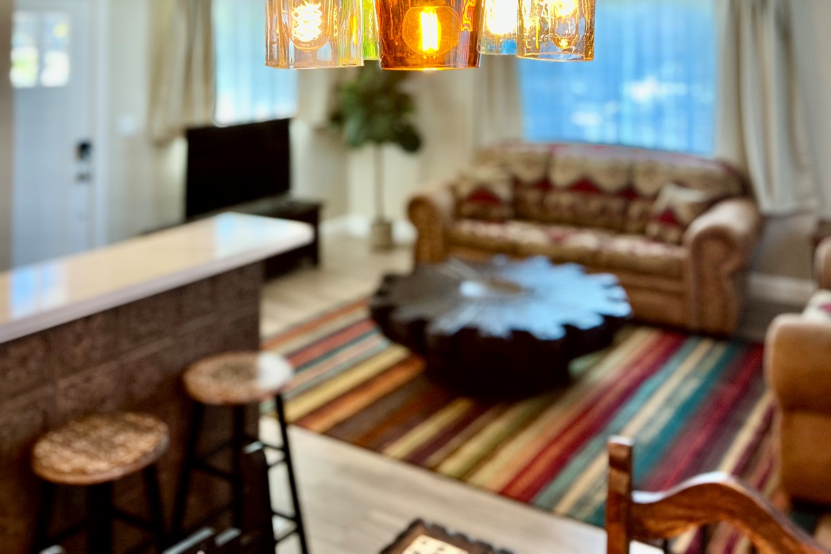 Unique decor adds a touch of rustic charm, true to Prescott.