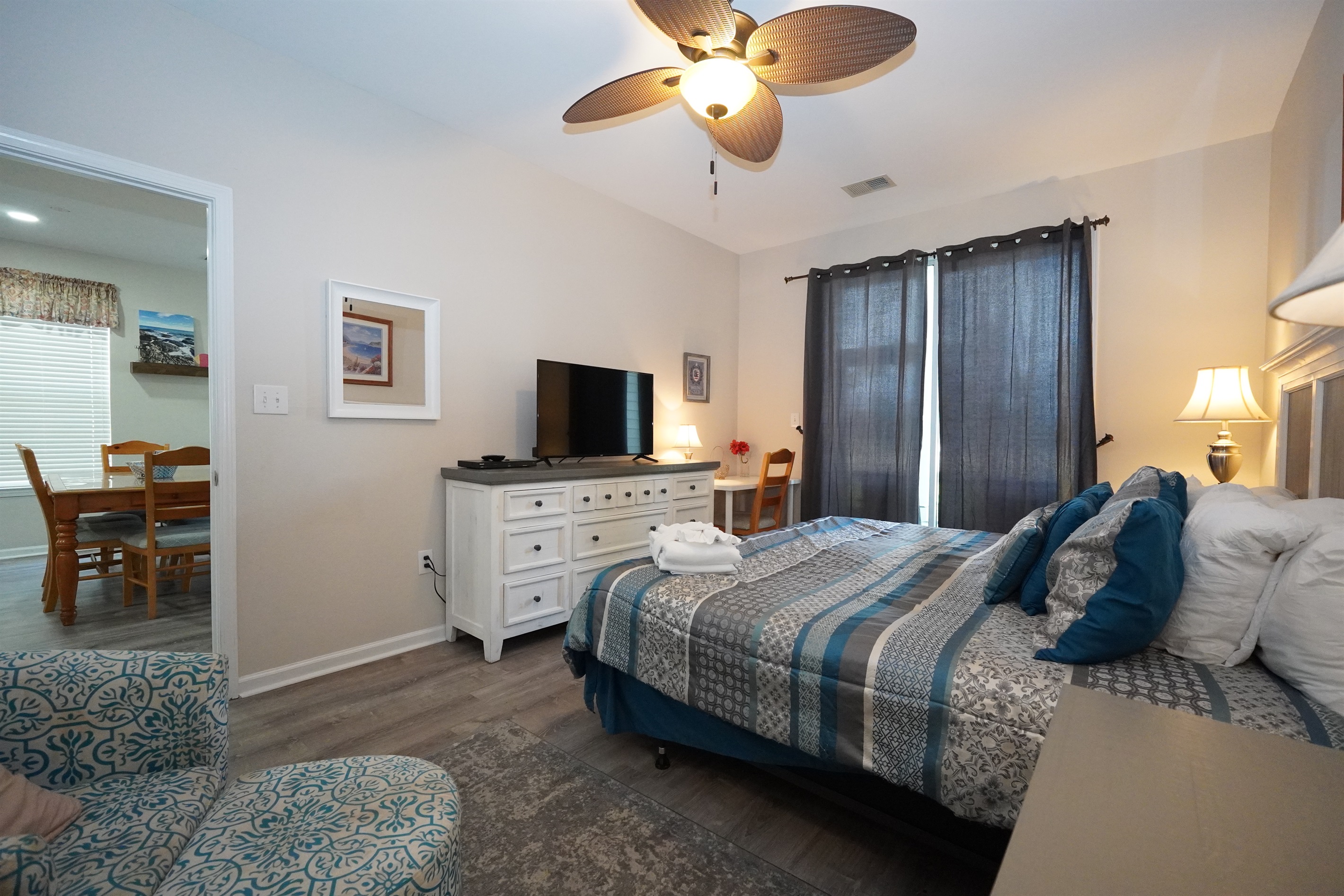 Master Located from Main Living Space