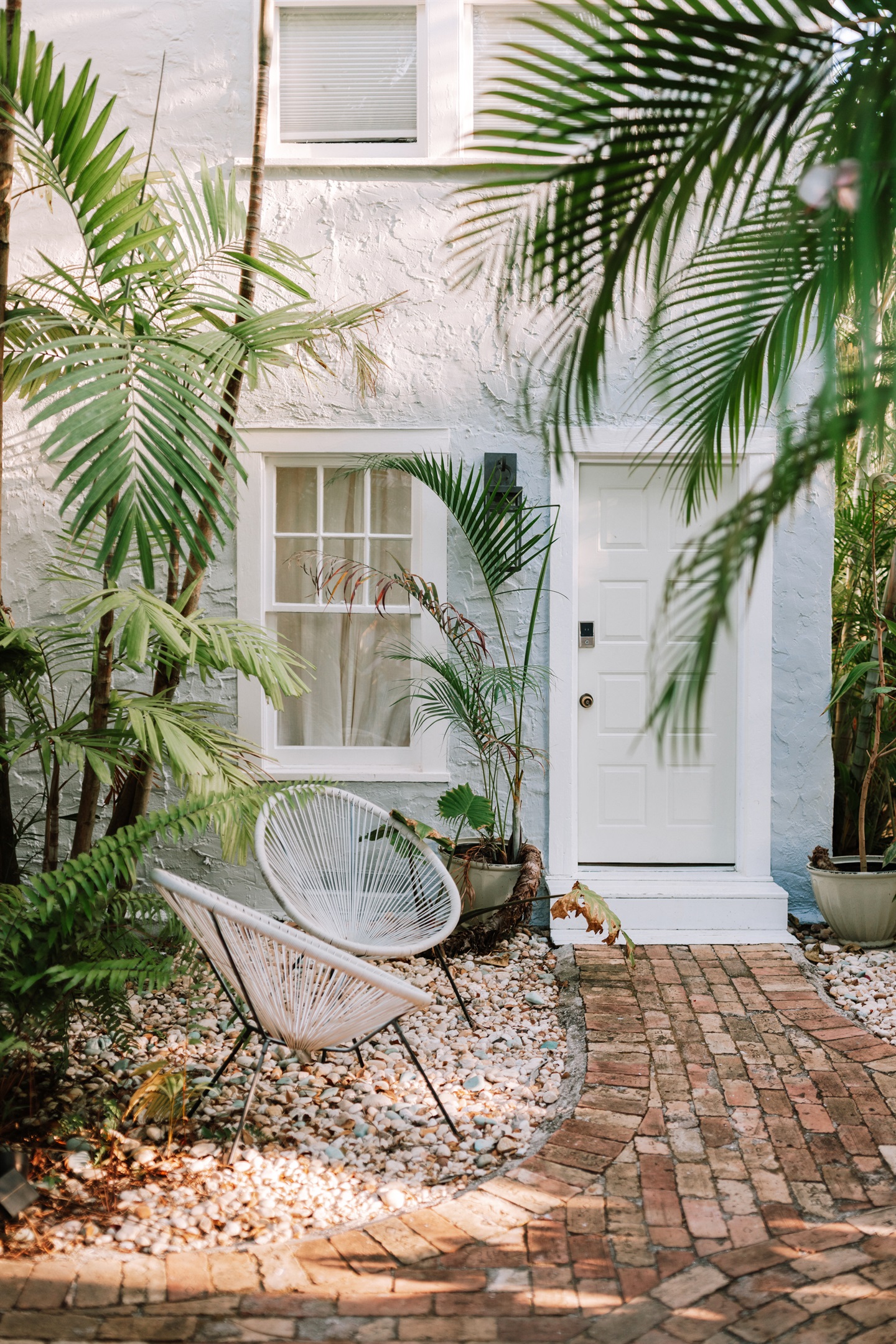 Plenty of cozy seating areas can be found all around the property.