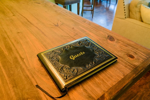 Guest Book (on the Bar)