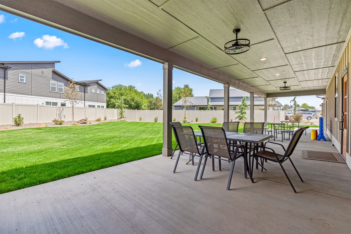 Patio Table near front entrance