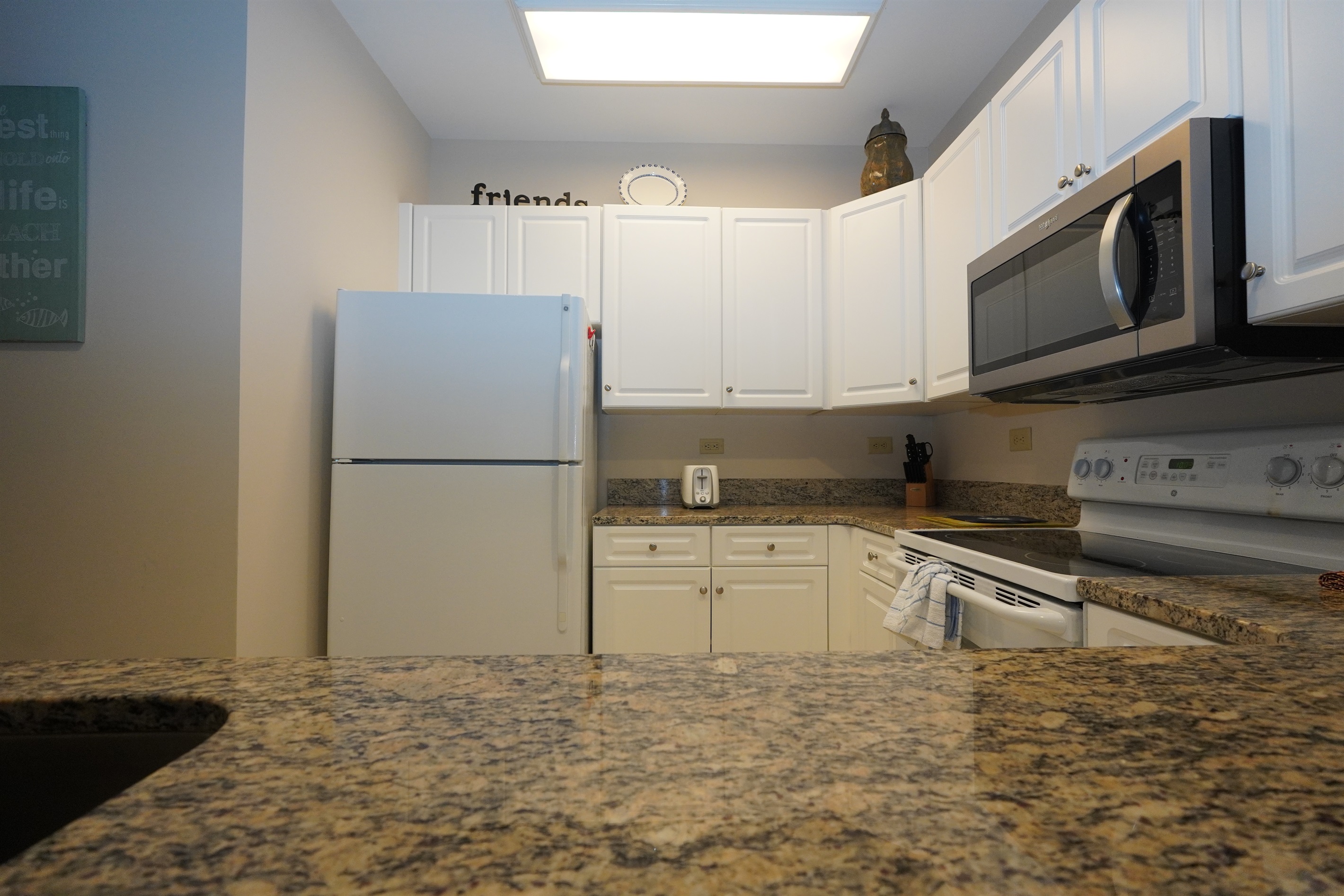 Plenty of Counter/Cabinet Space for Essentials