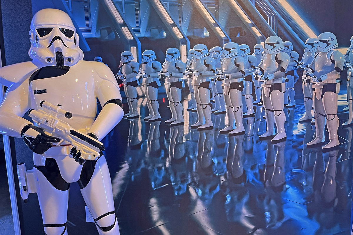 And It's All Guarded By A Life Size Storm Trooper
