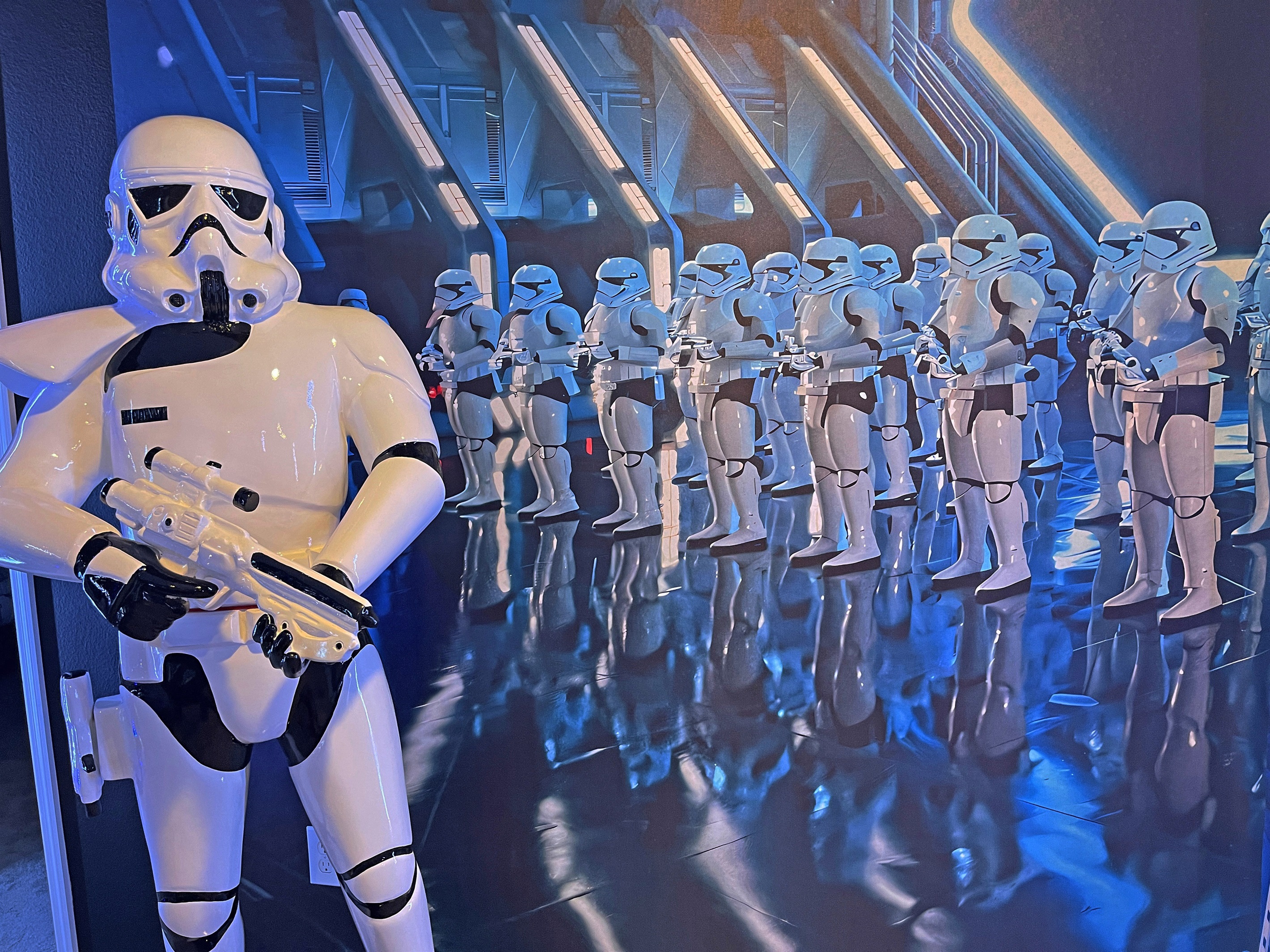 And It's All Guarded By A Life Size Storm Trooper