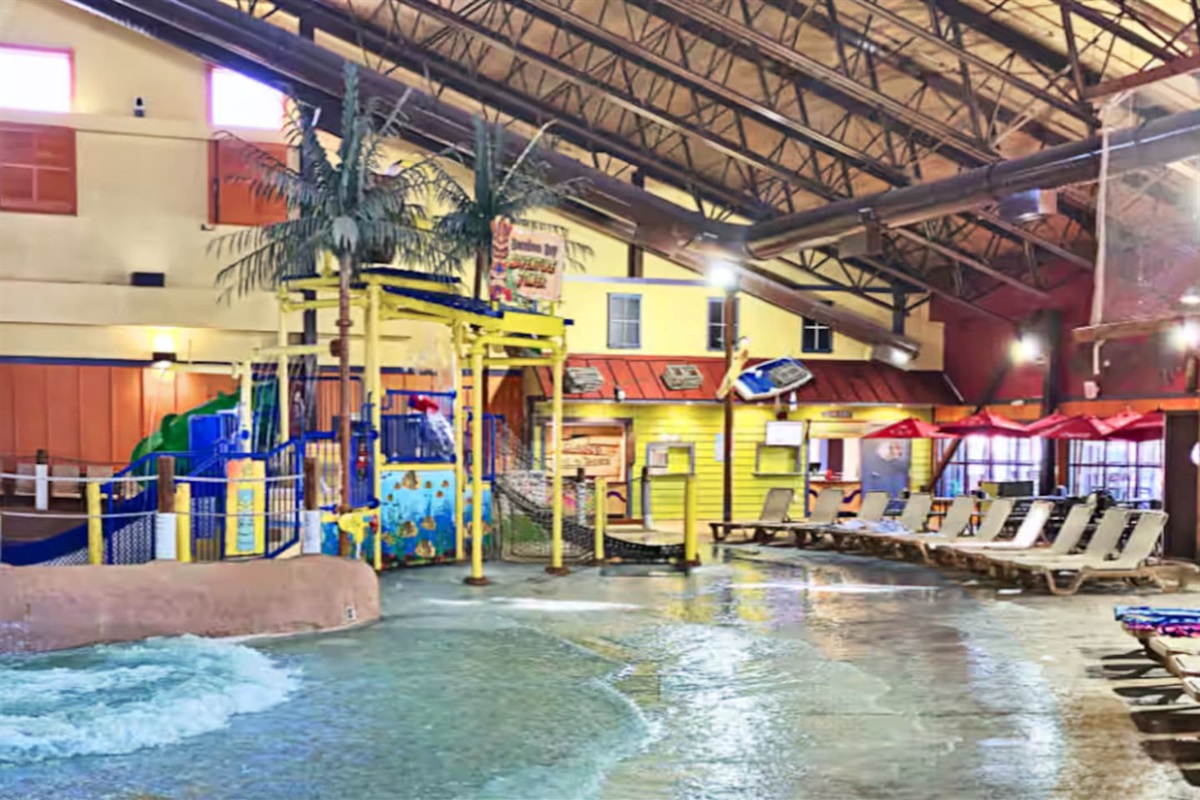 Kahuna Laguna Indoor Waterpark – just 5 minutes from the house!