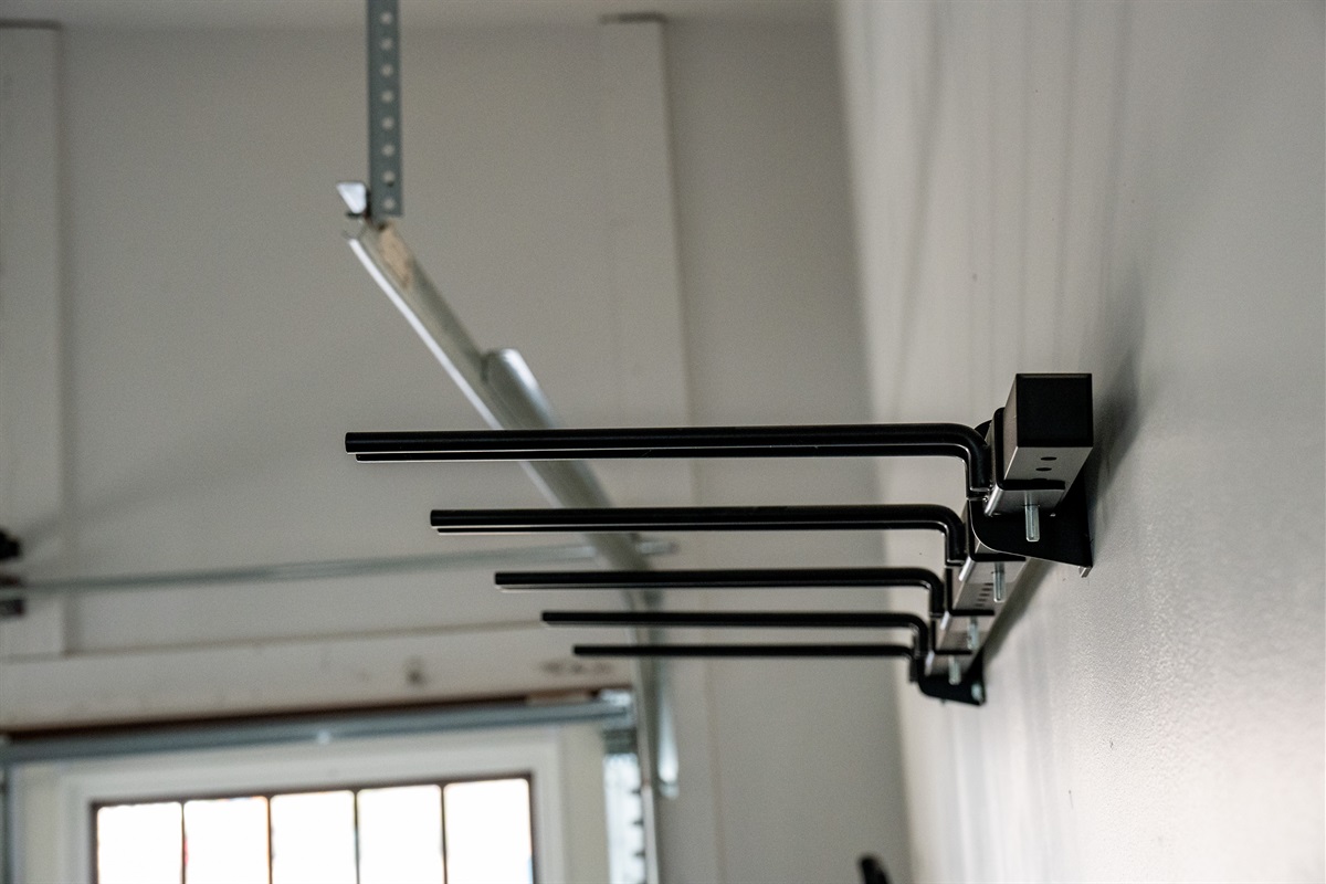 Dedicated gear storage for skis, boards, and outdoor equipment