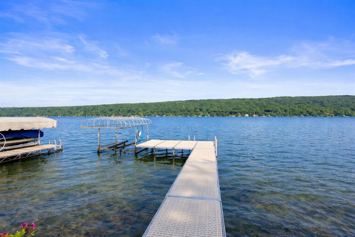 If you like walking for sure you will like here in Keuka lakefront