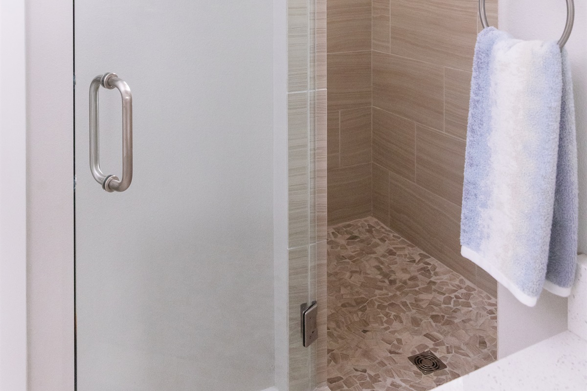 Shower in Master Bathroom