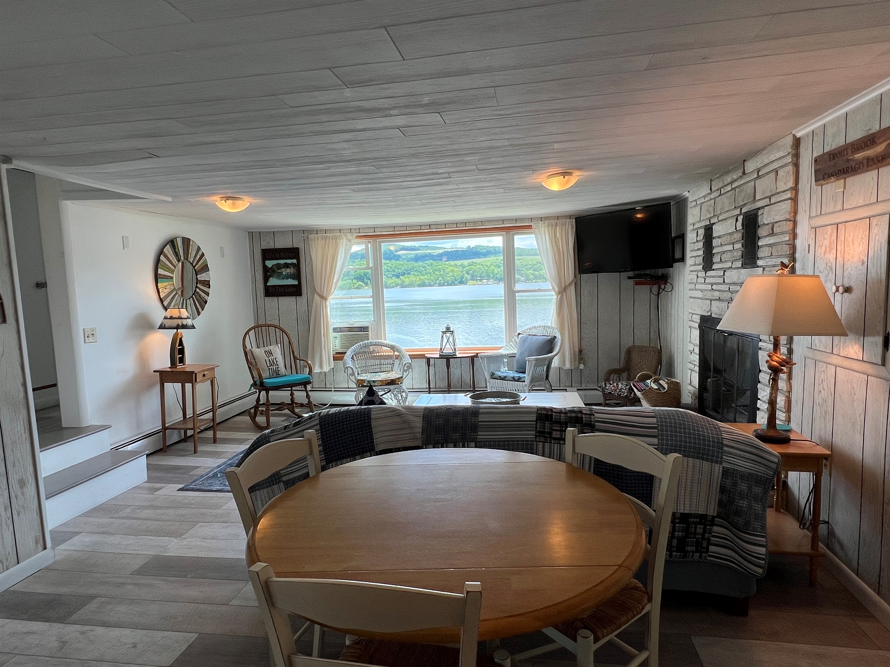 Dining and living area