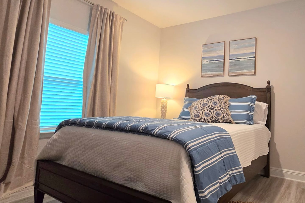 Queen Bedroom Two affords more comfort and beauty for relaxing