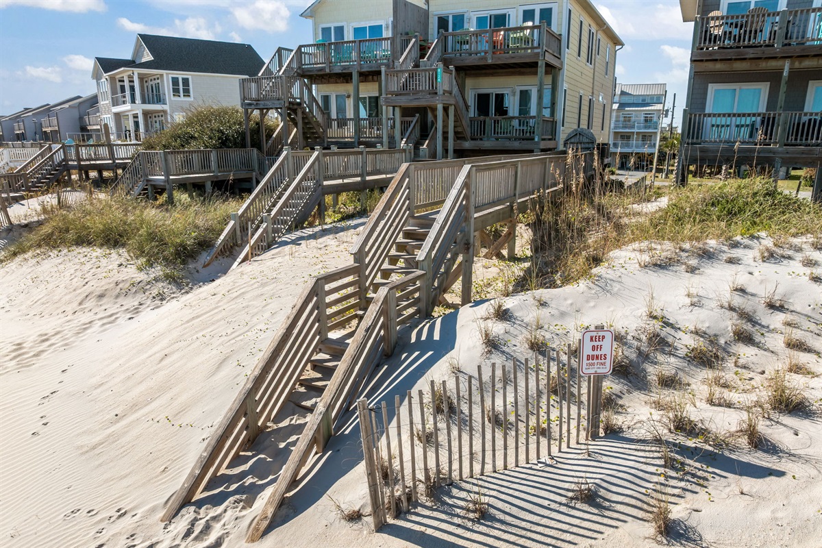 Private beach access directly from the property, only 120 steps from your doorstep!