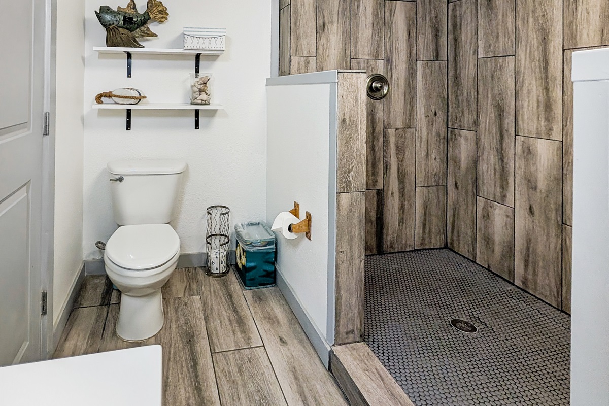 Massive walk in shower