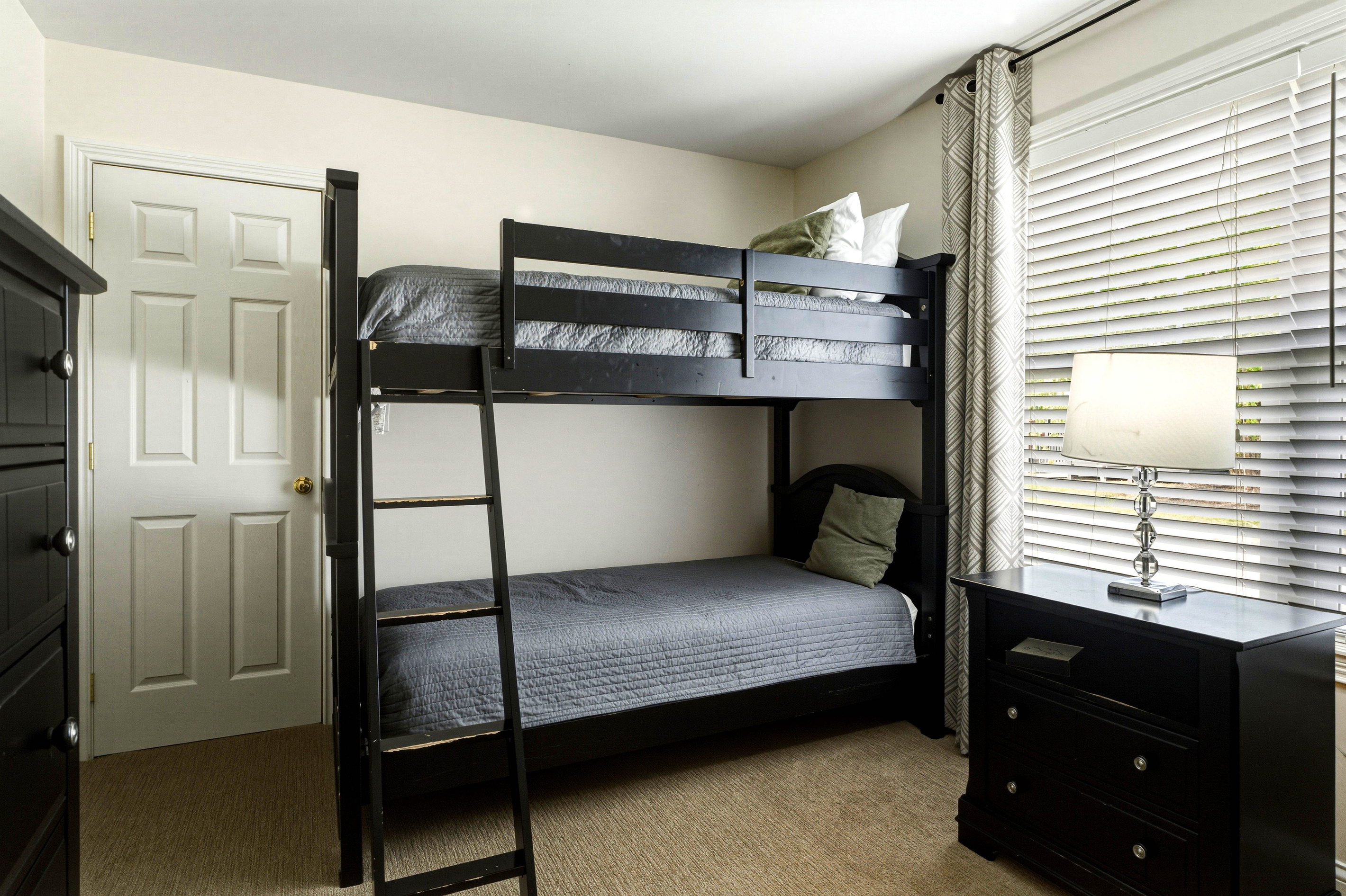 First floor bedroom with bunks