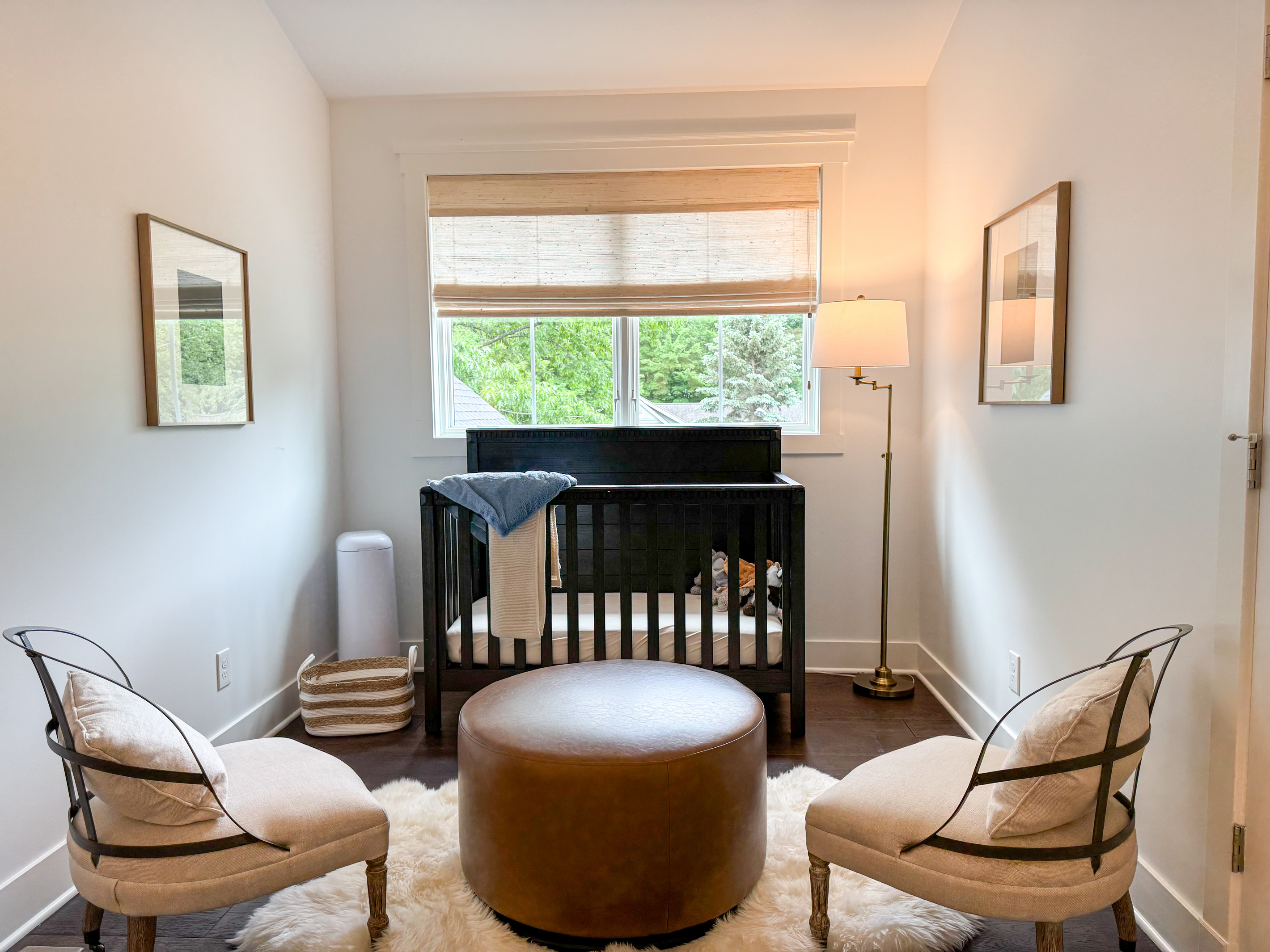 Guest Bedroom with Nursery Area