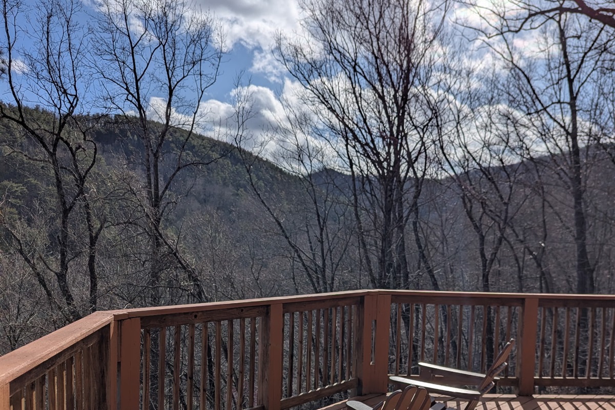 Winter views from upper deck