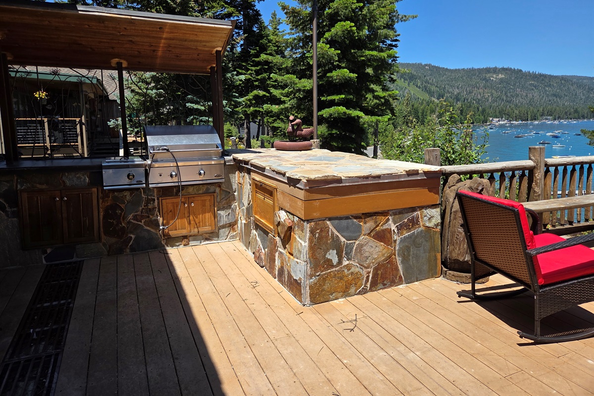 The BBQ will be locked and cannot be used by our guests unfortunately.  