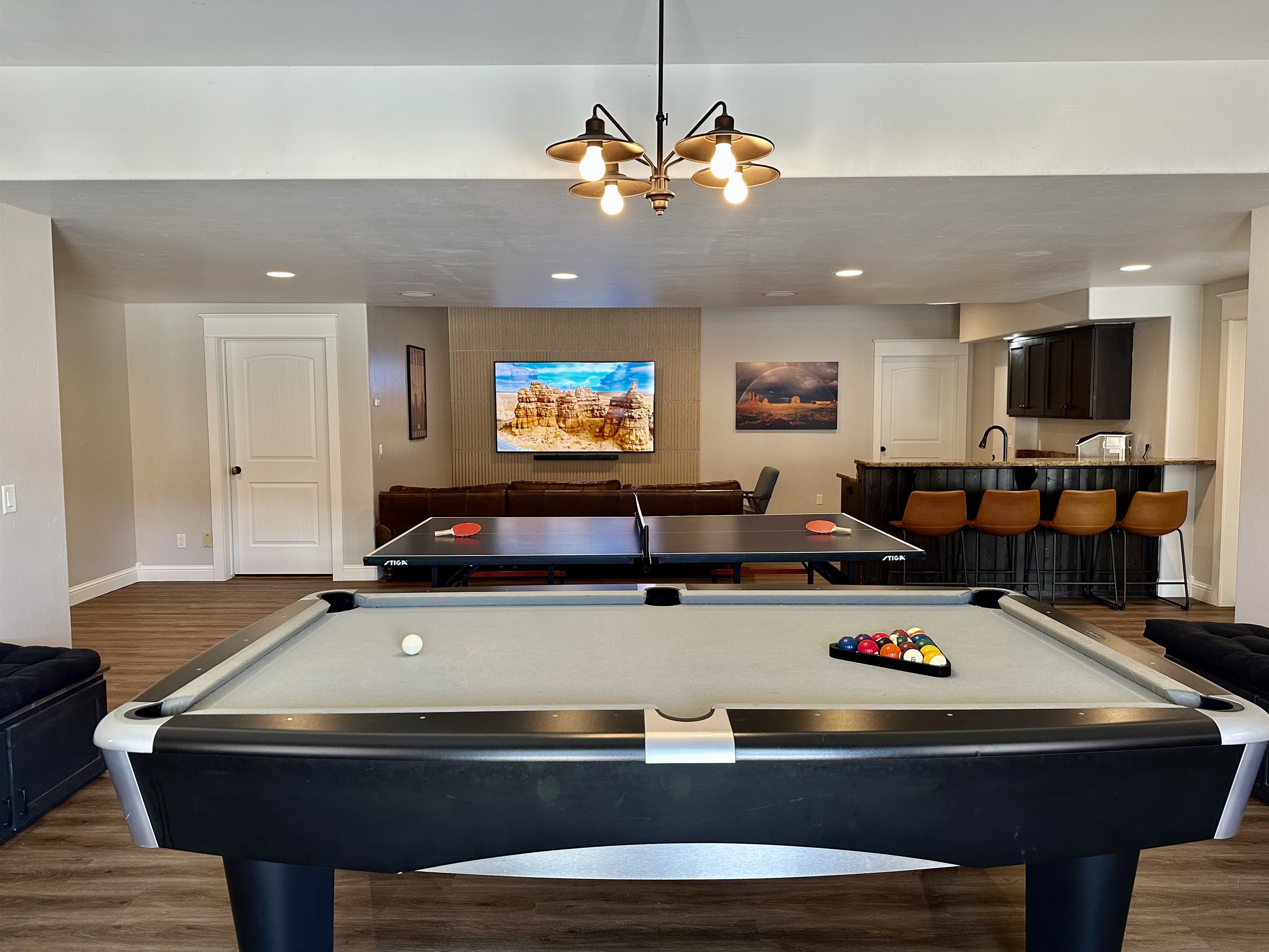 Pool and Pino Pong Game room