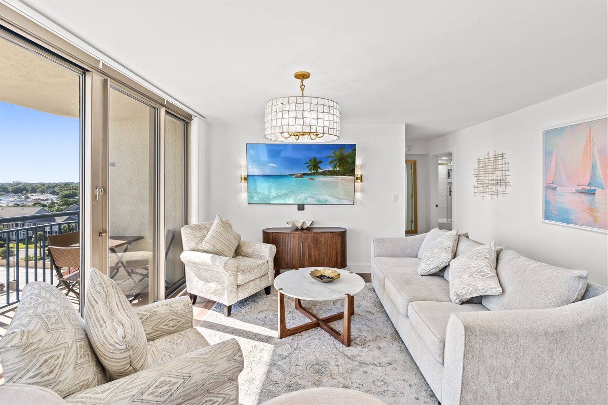 Living Room With Sofa Bed