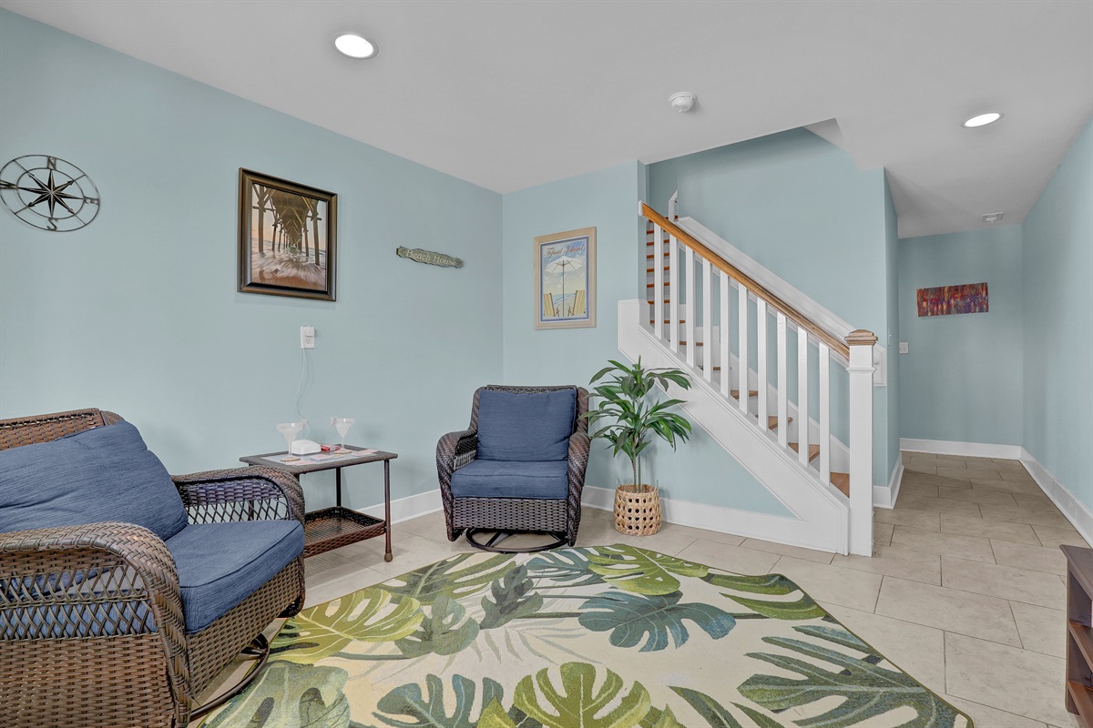 A cozy secondary living area, perfect for a quiet morning coffee or a kids' hangout.