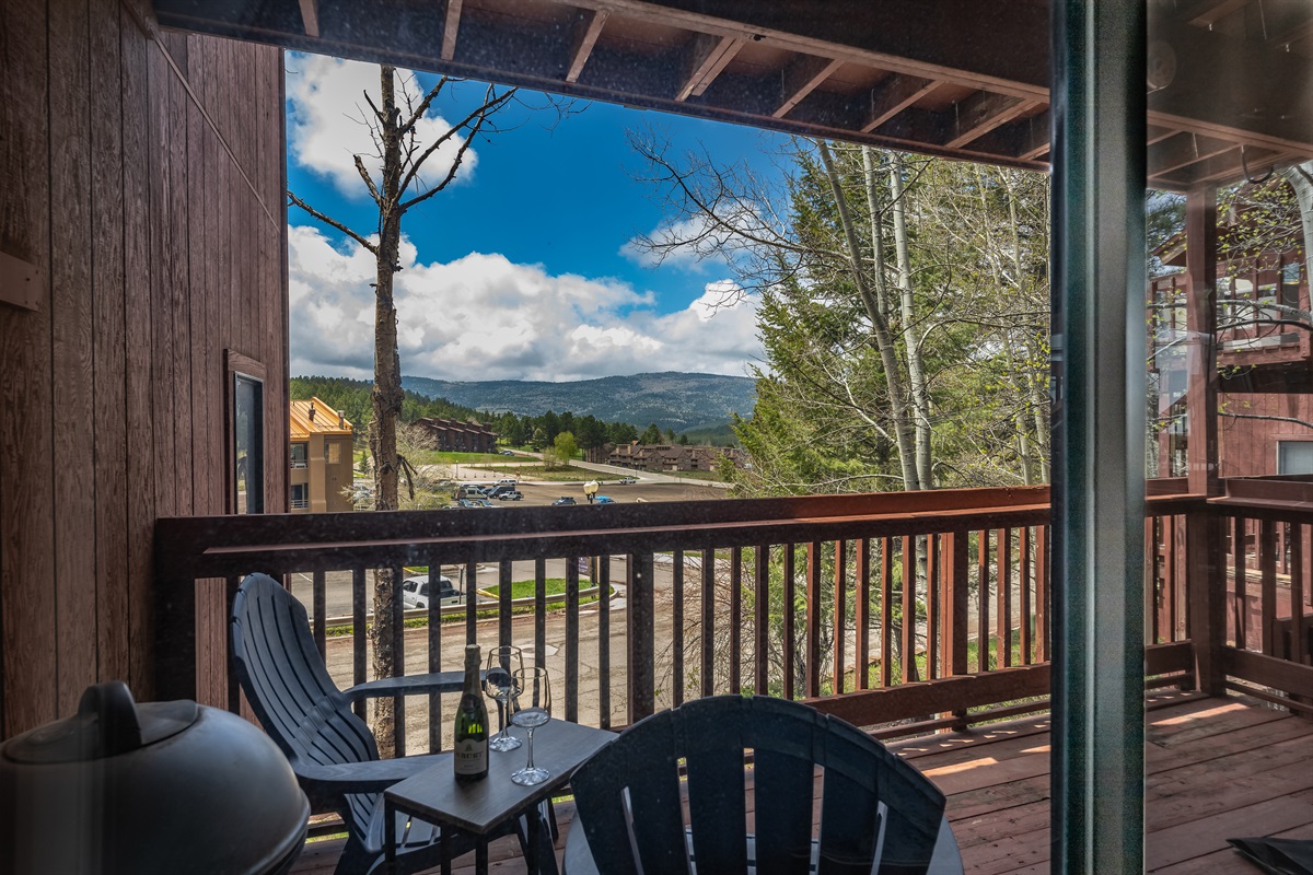 Beautiful balcony view.