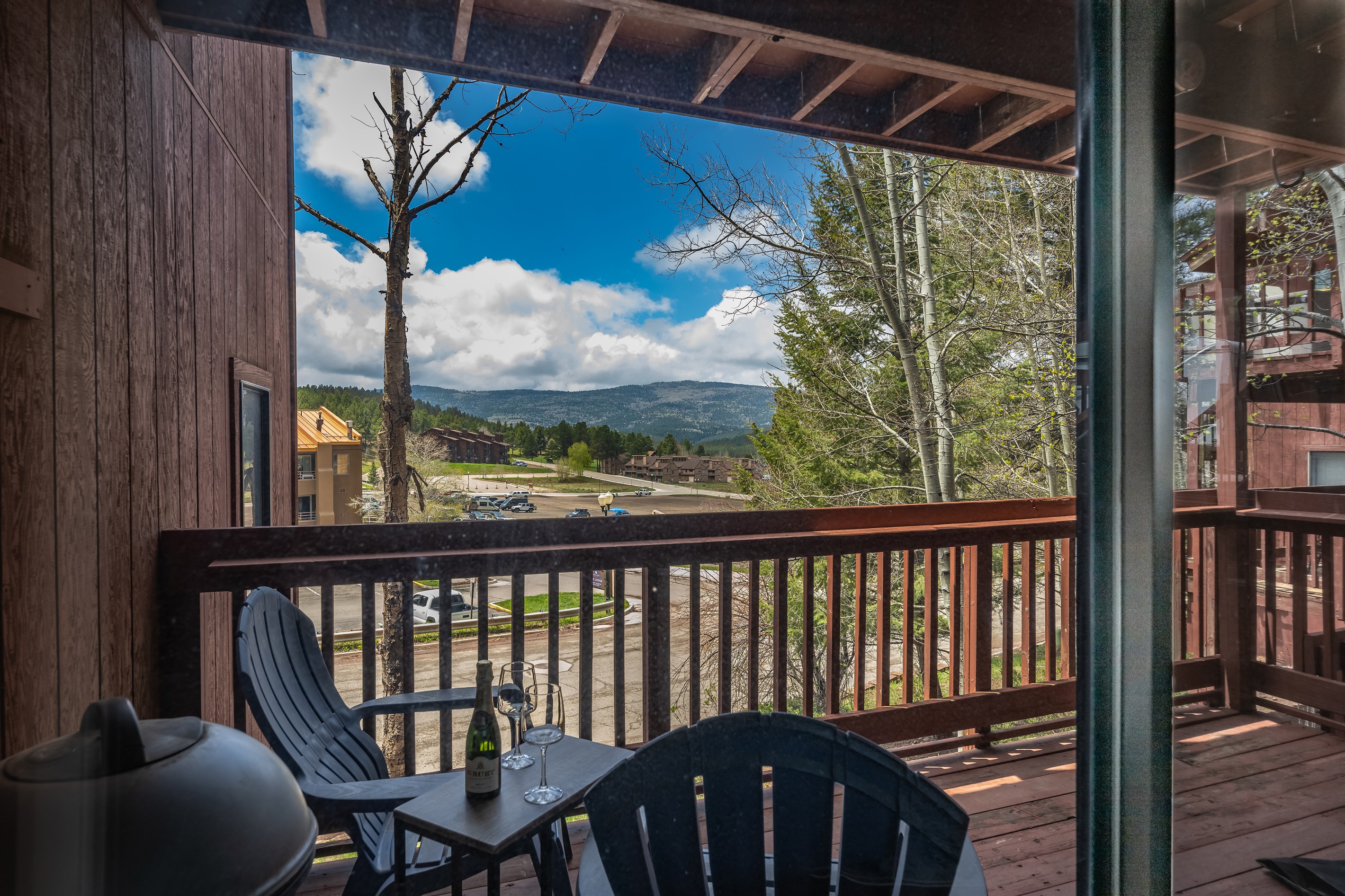 Beautiful balcony view.