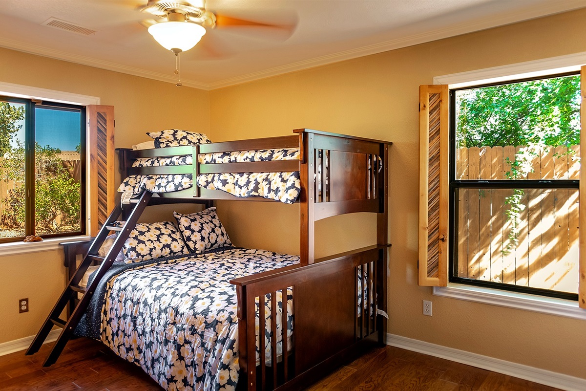 Bunk Beds (full/queen sleeps adults)
