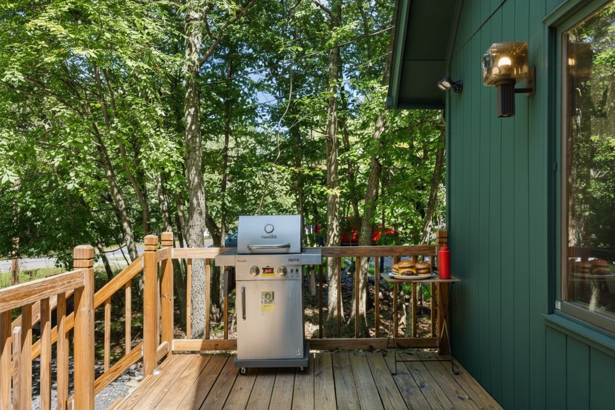 Gas Grill for Post-Activity Meals