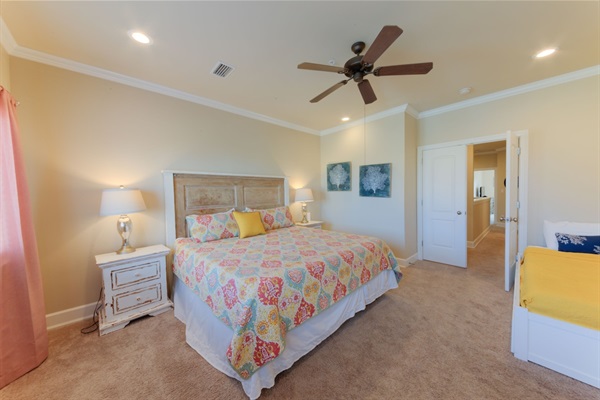 2nd Floor Primary King Room with Daybed