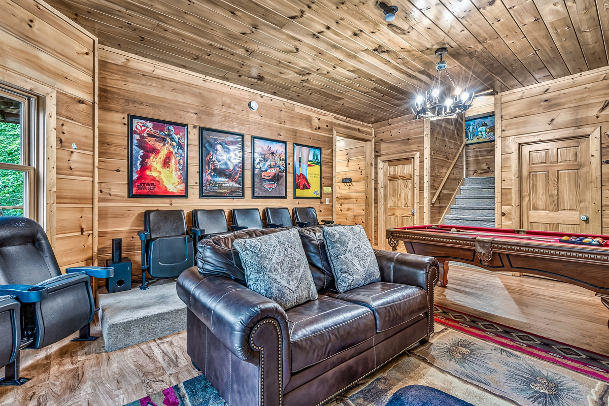 The perfect setup for big game days, film marathons, or casual pool matches.