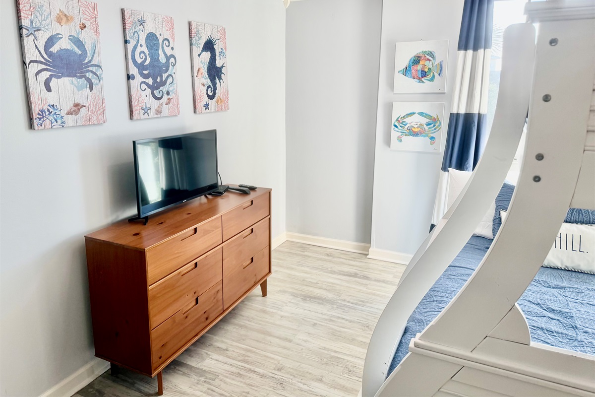 The kids will enjoy having a tv in their room!