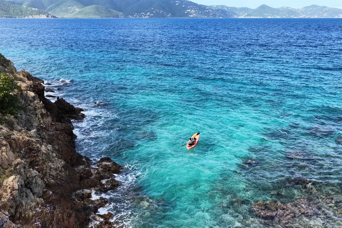 Step down to the water and go - no crowds, no tours, no schedule. 