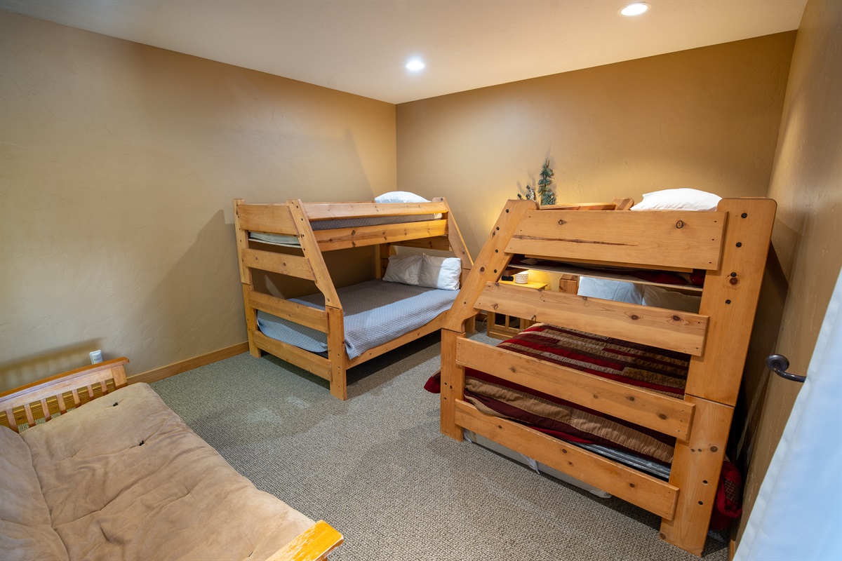 Bedroom 8. Bunk room, lower level