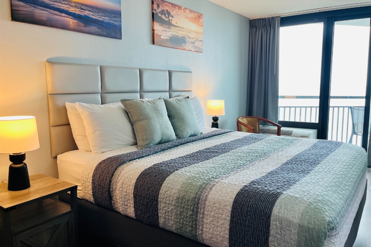 Wake up to the smell of sea breeze and warm of sunshine