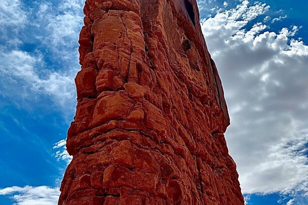 Gorgeous rock formations at Arches National Park