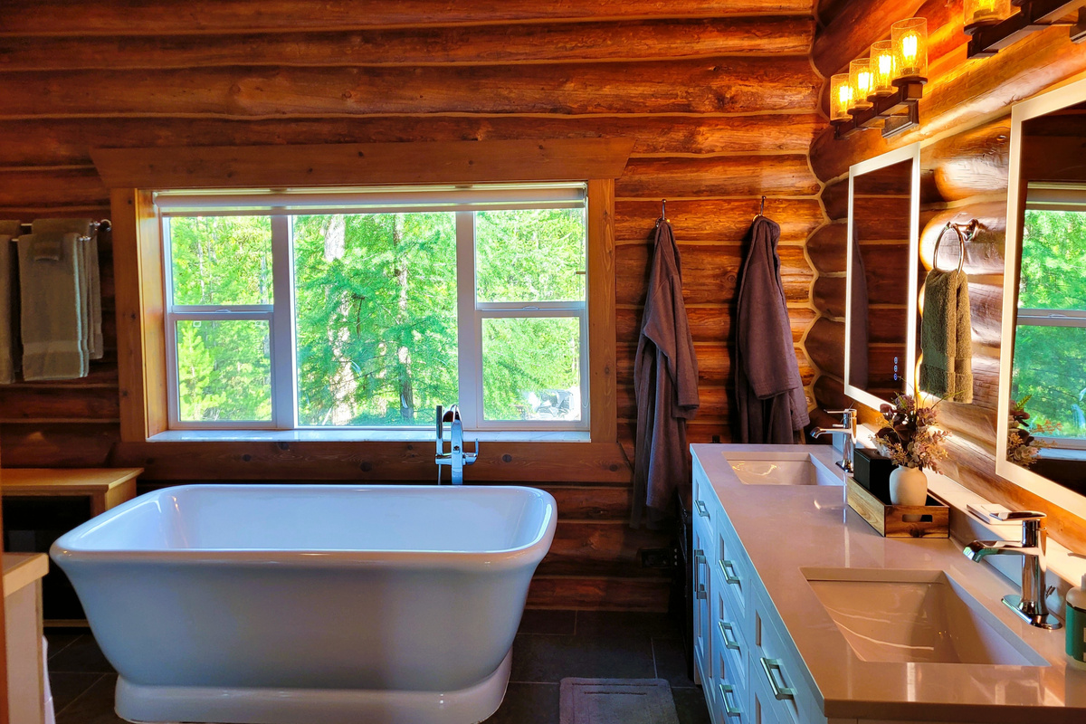 A spa-worthy bathroom you'll look forward to returning to.