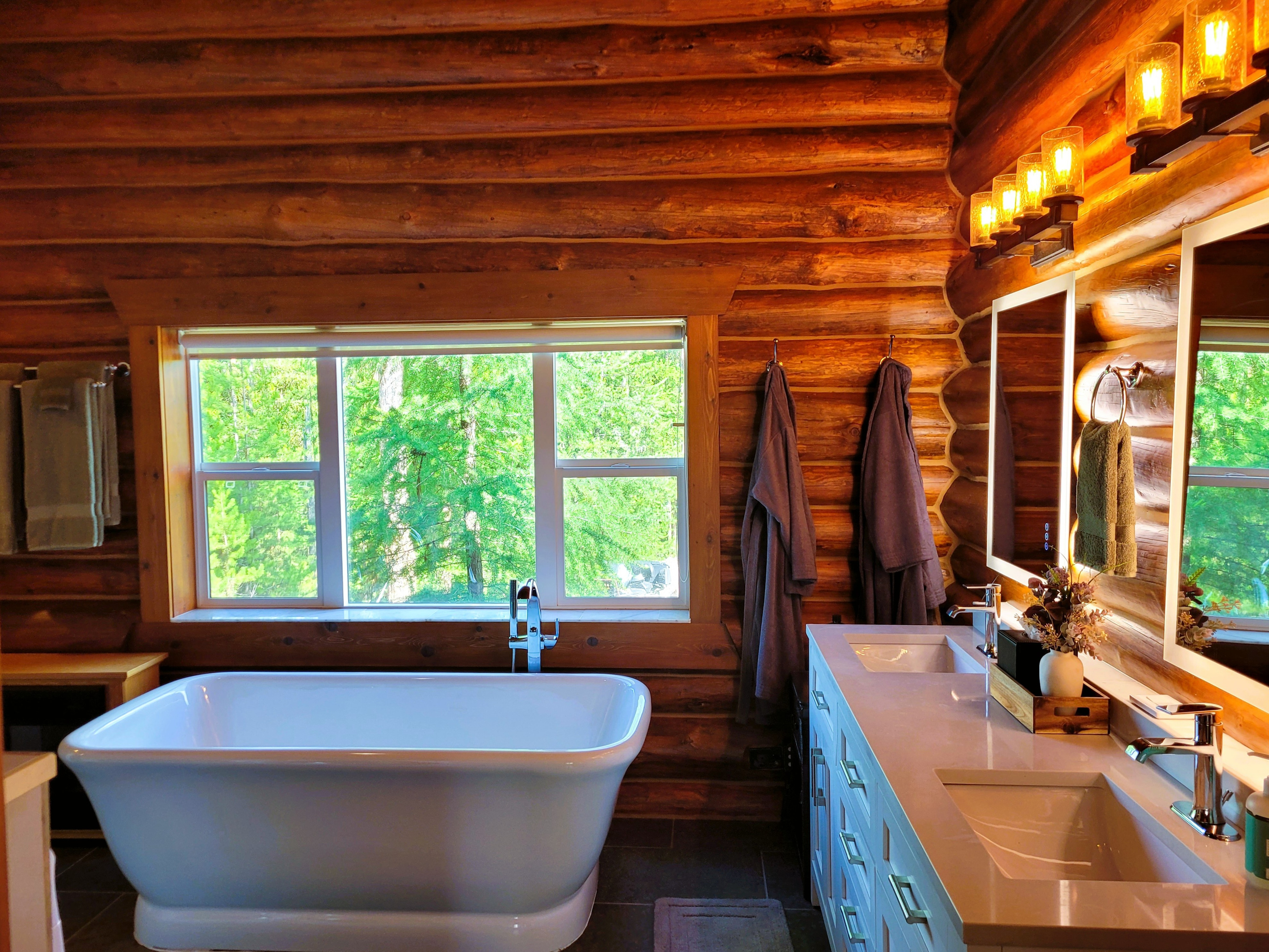 A spa-worthy bathroom you'll look forward to returning to.