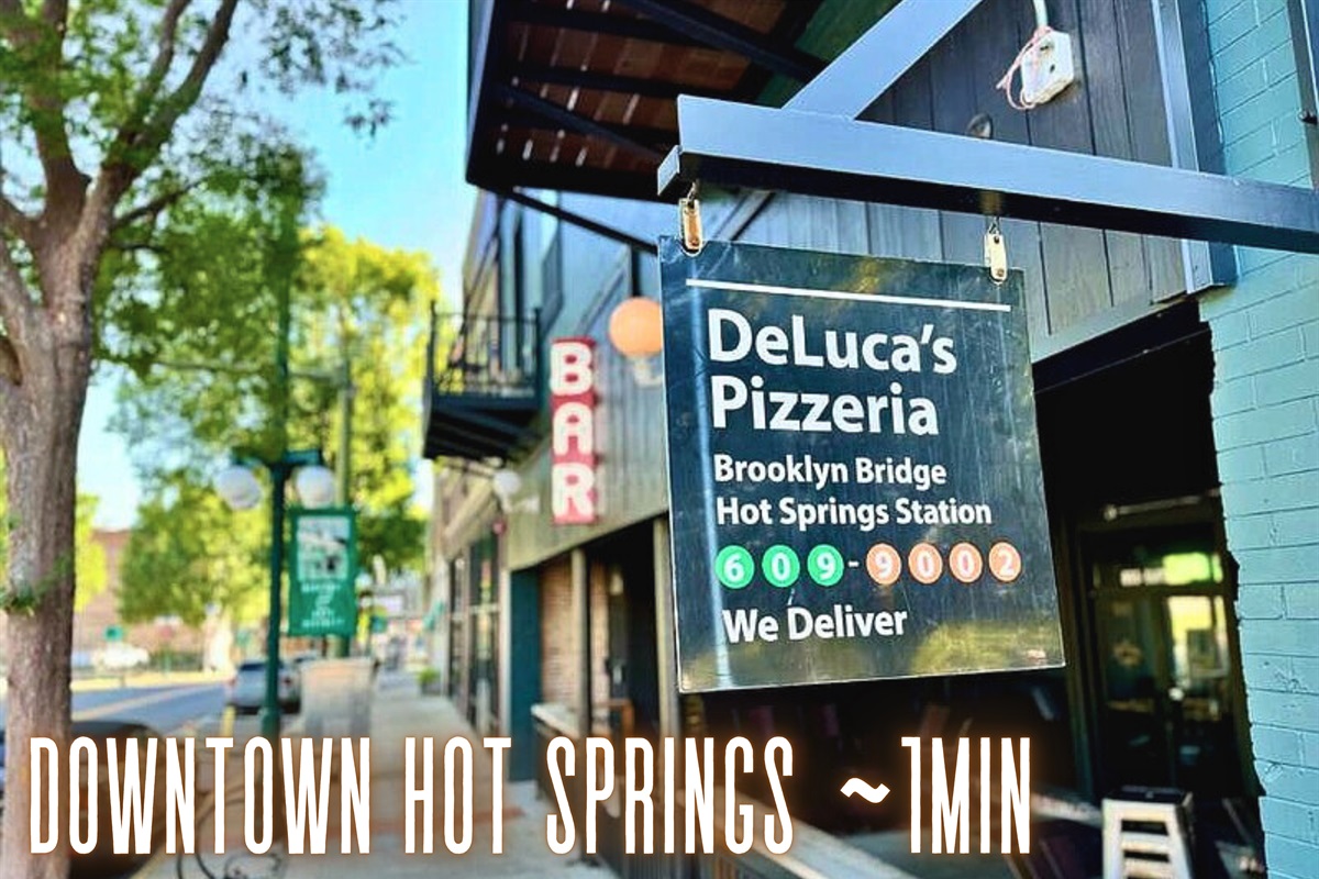 Explore the lively streets of downtown Hot Springs, packed with unique shops, tasty eats, and local flair.