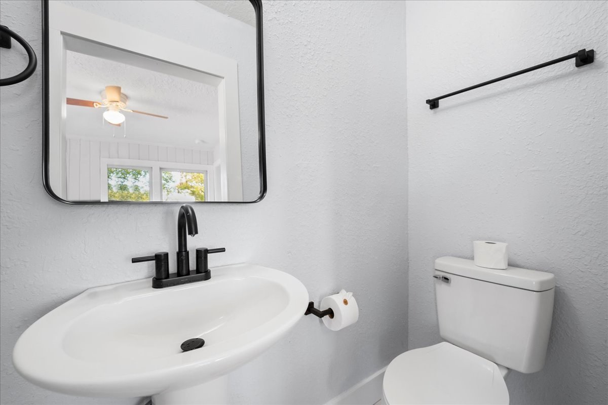 updated and new bathroom