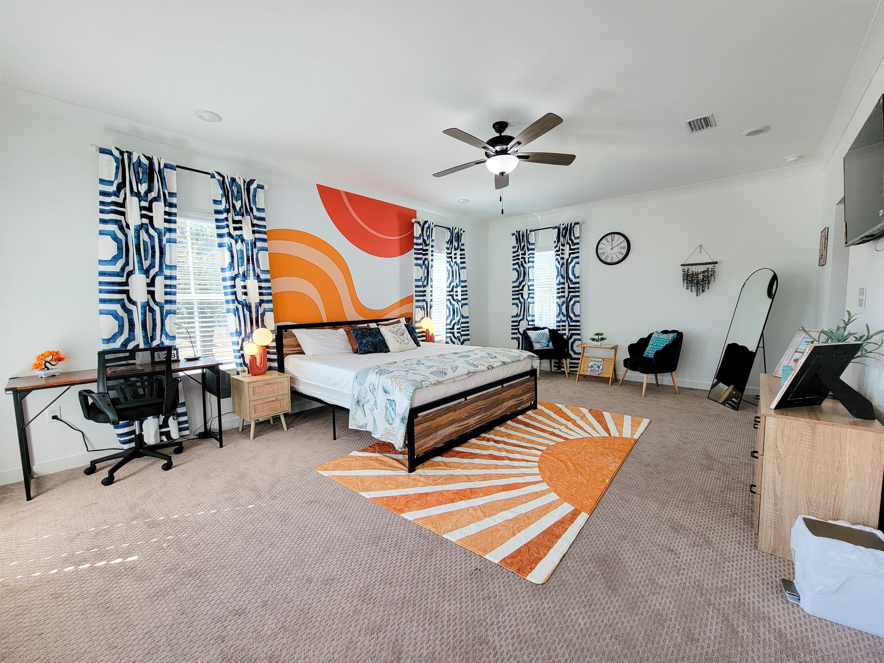 Dedicated workspace with fast WiFi — perfect for remote work or extended stays