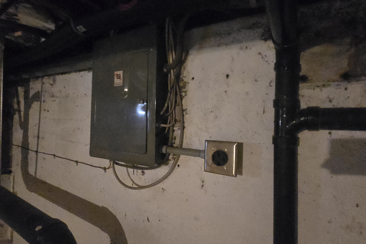 EV charger connection