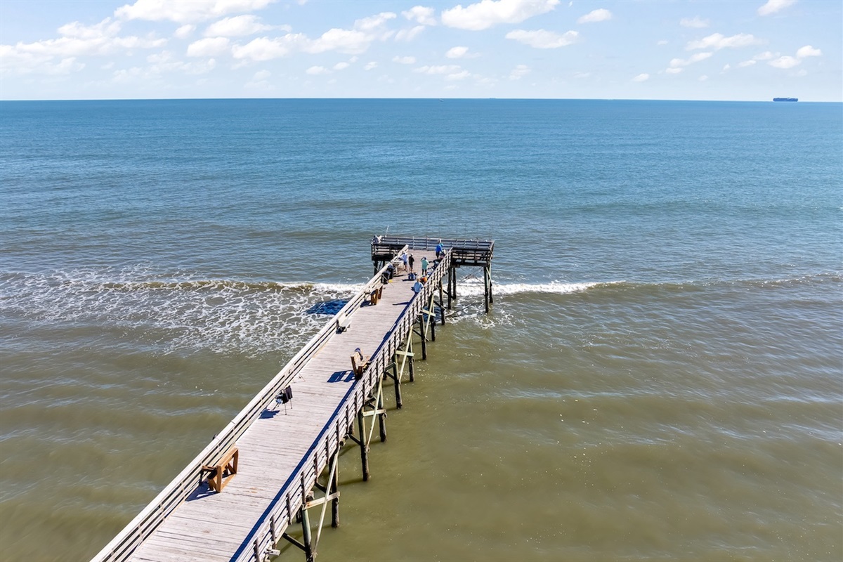Private pier for sea cabins | Susu's Sea Cabin | 238C 1300 Ocean Blvd | Isle of Palms, SC | IOP Escapes