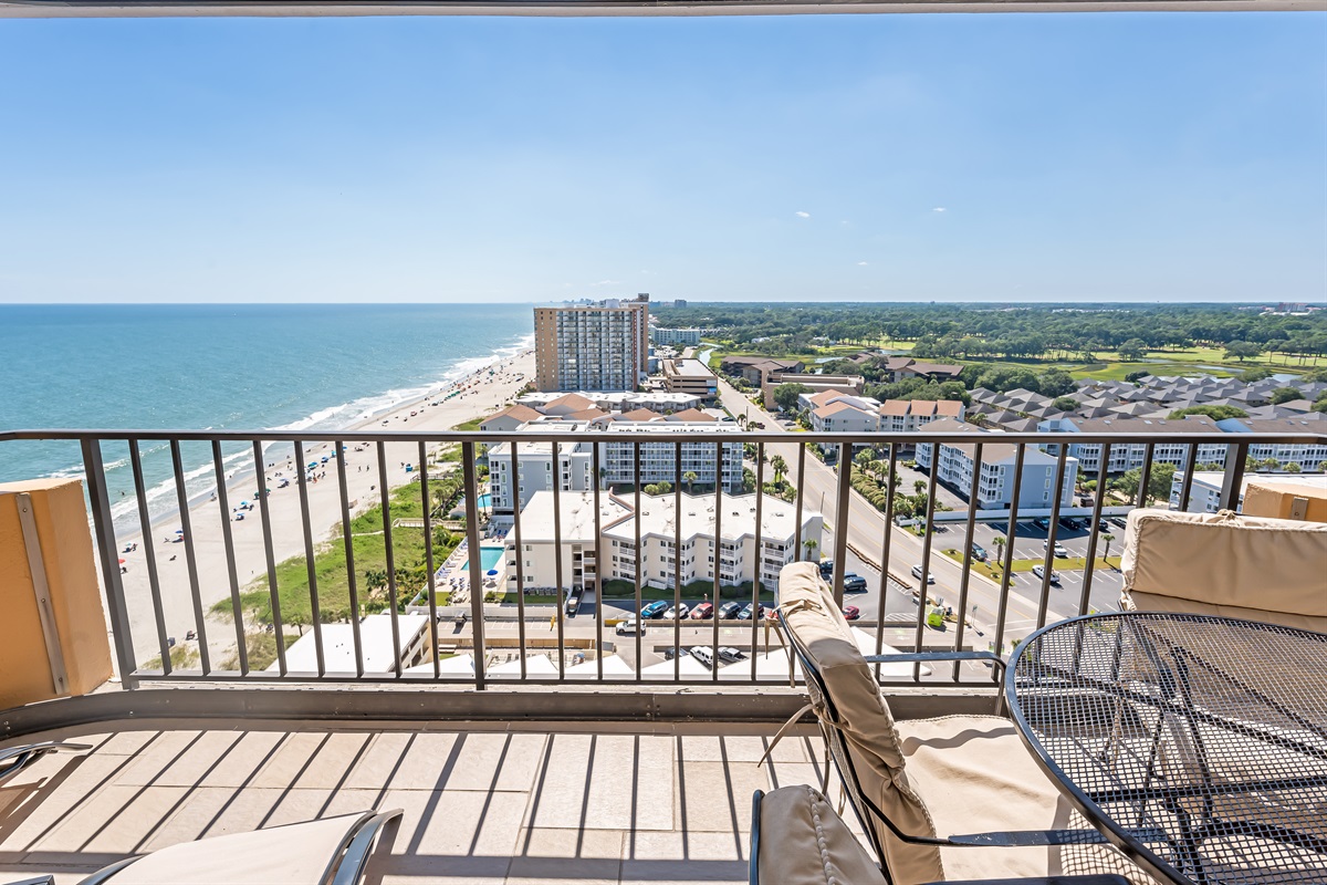 Balcony with Amazing Views